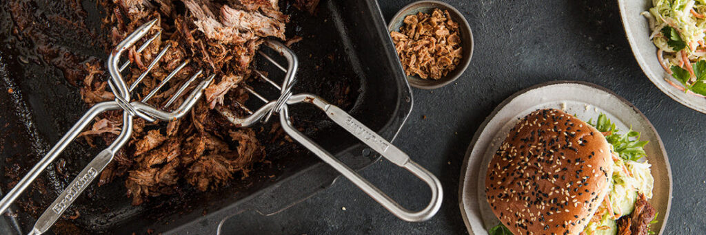 pulled pork burger